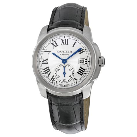 cartier mens silver watch|pre owned cartier watches men's.